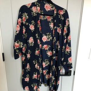 Floral robe